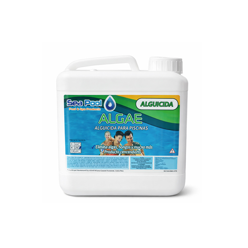 ALGUICIDA 1 GALON PARA PISCINAS Y SPA ALGAE POOL *SEA POOL*