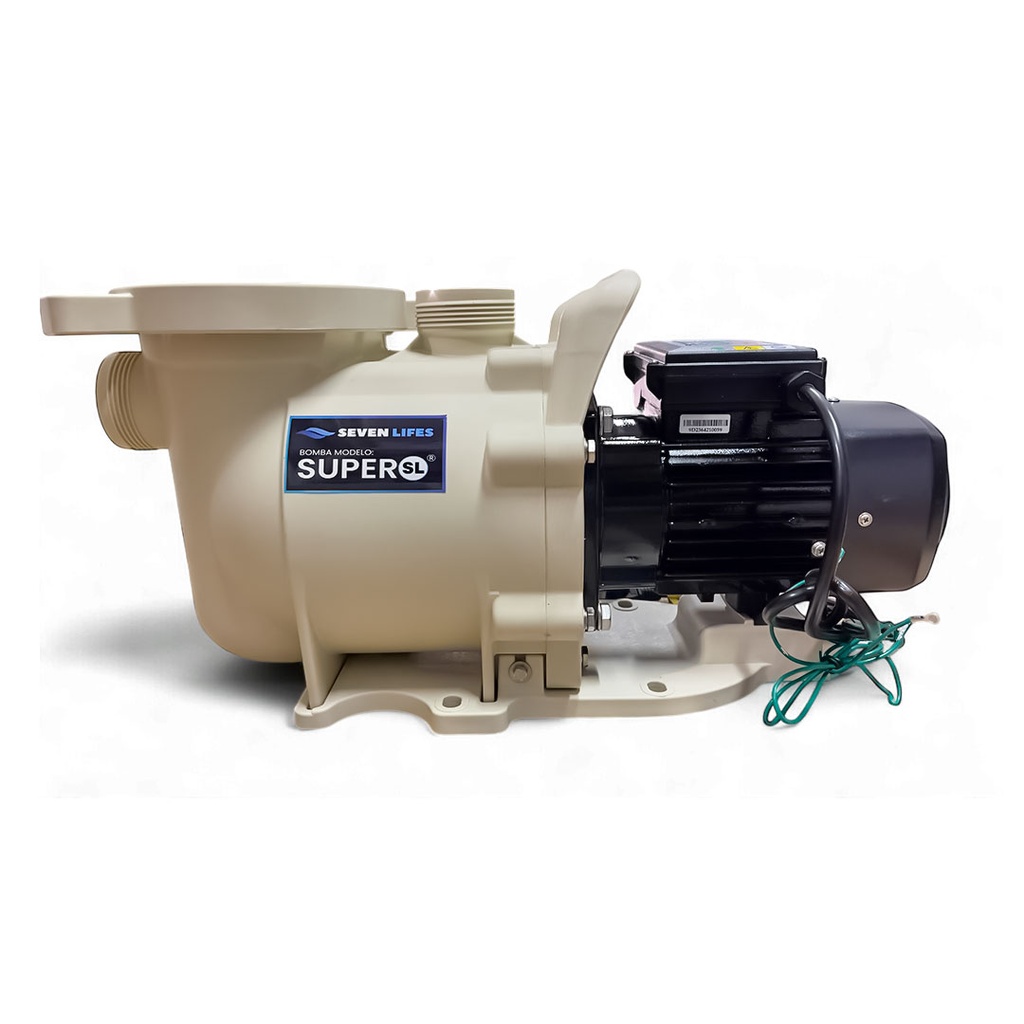 BOMBA DE PISCINA 1HP SUPER SSL100. 220V/60HZ SEVENLIFES