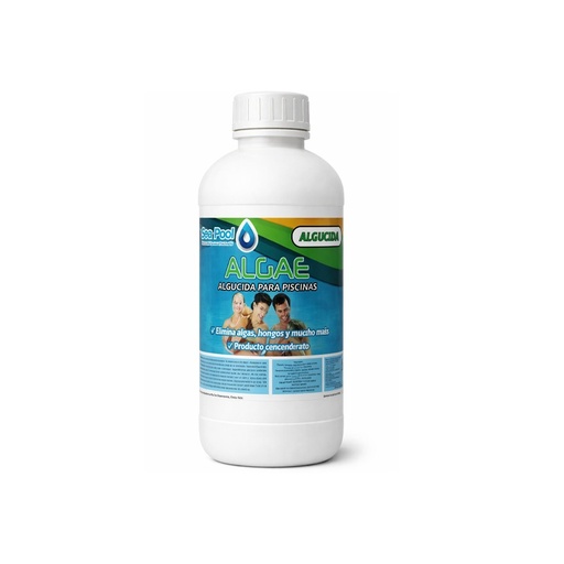 [31003165] ALGUICIDA 1 LITRO PARA PISCINAS Y SPA ALGAE POOL *SEA POOL*